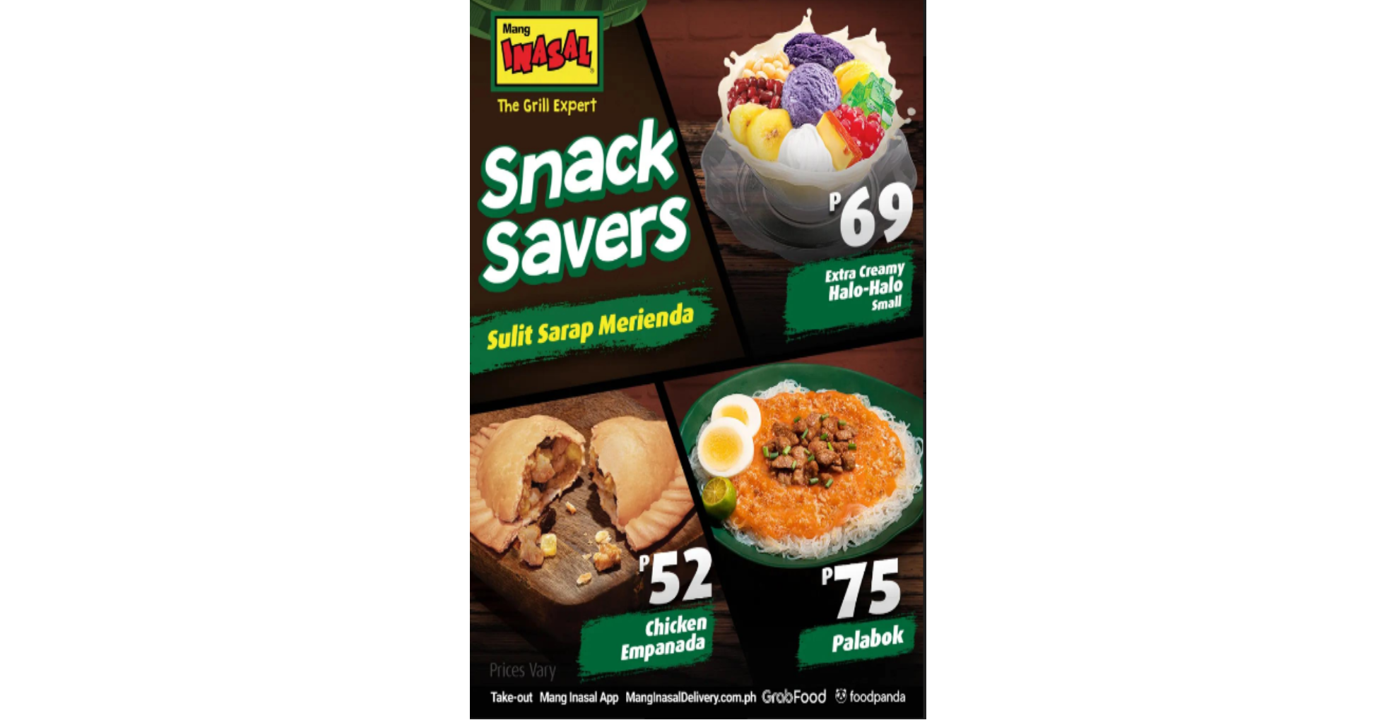 Enjoy sulit-sarap merienda with Mang Inasal Snack Savers